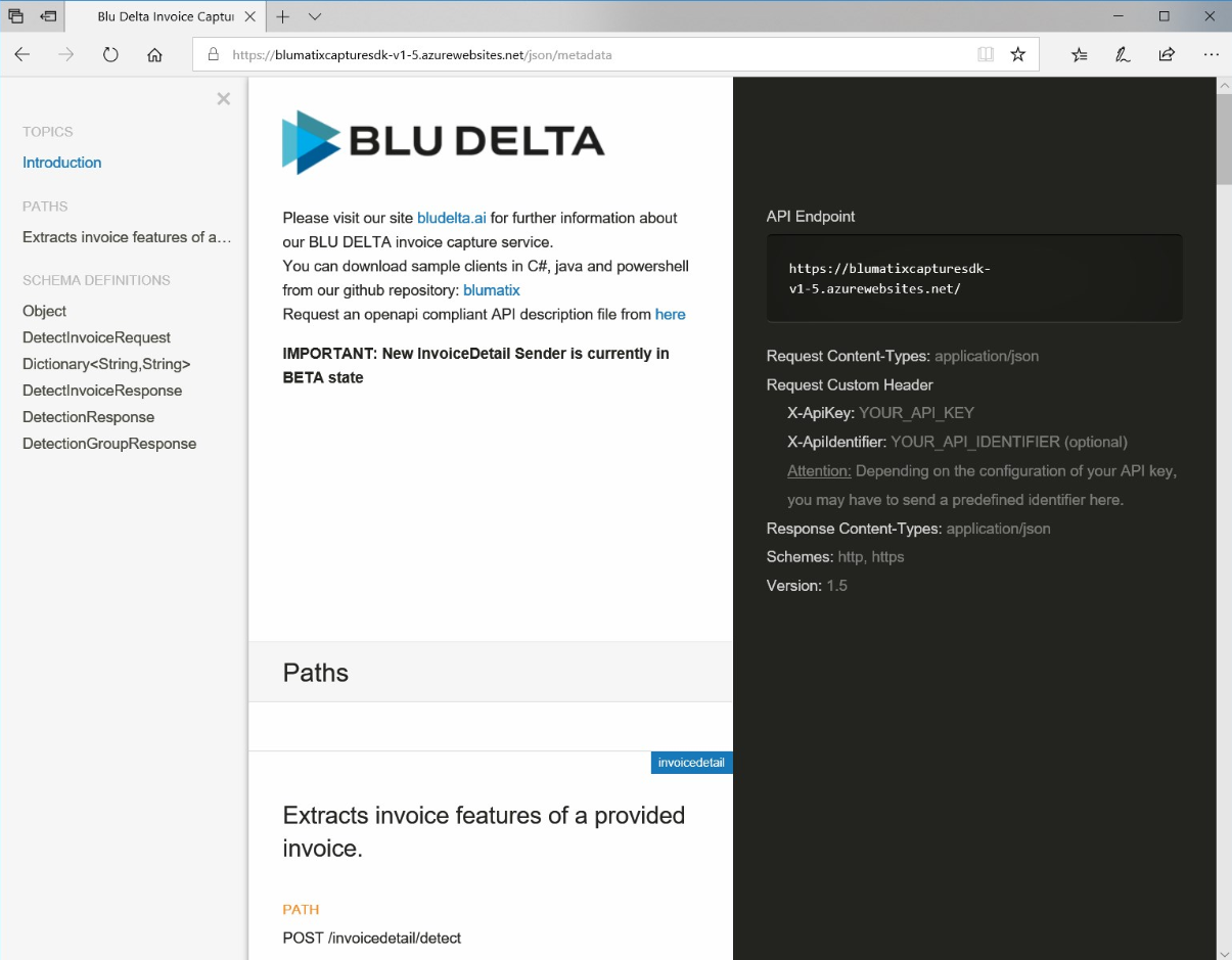 screenshot of BLU DELTA